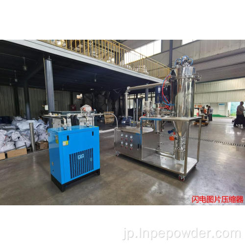 不活性ガス保護ジェットミルシステム